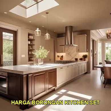 Menelusuri harga borongan kitchen set per meter jogja